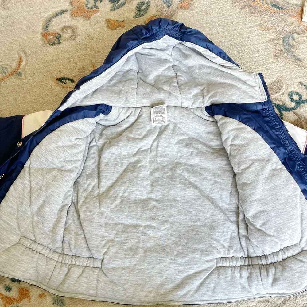 Nike puffy blue pink snow jacket size 4T